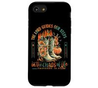 Il Signore guida i nostri passi nel caos della vita Proverbi 16:9 Custodia per iPhone SE (2020) / 7/8