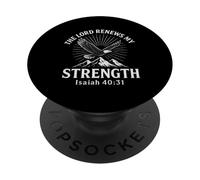 Il Signore rinnova la mia forza Isaia 40:31 Christian PopSockets PopGrip Adesivo