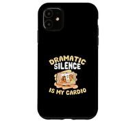Il silenzio drammatico è il mio cardio Divertente K-drama Fan Kdrama Lover Custodia per iPhone 11