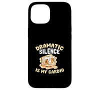 Il silenzio drammatico è il mio cardio Divertente K-drama Fan Kdrama Lover Custodia per iPhone 15