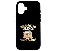 Il silenzio drammatico è il mio cardio Divertente K-drama Fan Kdrama Lover Custodia per iPhone 16