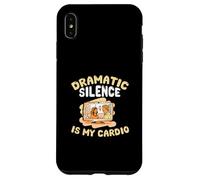 Il silenzio drammatico è il mio cardio Divertente K-drama Fan Kdrama Lover Custodia per iPhone XS Max