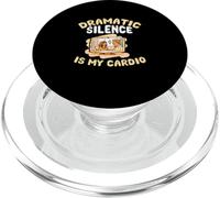 Il silenzio drammatico è il mio cardio Divertente K-drama Fan Kdrama Lover PopSockets PopGrip per MagSafe