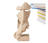 Il Silenzio È Figura D'oro - Statue Di Pensatori, Arte Astratta | Statua Del Pensatore Del Silenzio, Scultura Del Pensatore, Statue Astratte In Resina - Figura Creativa Del Volto Di Uomini Silenziosi,