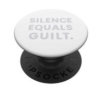 Il silenzio equivale a colpa PopSockets PopGrip Adesivo