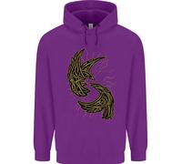 Il Simbolo Del Corvo Viking Odin Ragnar Tribale Felpa