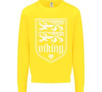 Il Simbolo Valknut Dei Vichinghi Valhalla Leoni Felpa Per Bambini