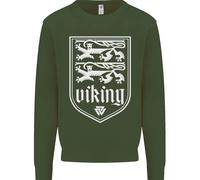 Il Simbolo Valknut Dei Vichinghi Valhalla Leoni Felpa Per Bambini