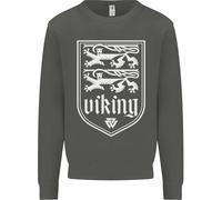 Il Simbolo Valknut Dei Vichinghi Valhalla Leoni Felpa Per Bambini