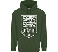 Il Simbolo Valknut Dei Vichinghi Valhalla Leoni Uomo Felpa
