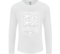 Il Simbolo Valknut Dei Vichinghi Valhalla Leoni Uomo Maglietta A Maniche Lunghe