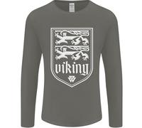 Il Simbolo Valknut Dei Vichinghi Valhalla Leoni Uomo Maglietta A Maniche Lunghe