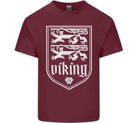 Il Simbolo Valknut Dei Vichinghi Valhalla Leoni Uomo T-Shirt In Cotone