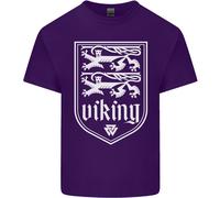 Il Simbolo Valknut Dei Vichinghi Valhalla Leoni Uomo T-Shirt In Cotone