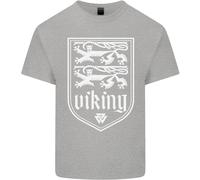 Il Simbolo Valknut Dei Vichinghi Valhalla Leoni Uomo T-Shirt In Cotone