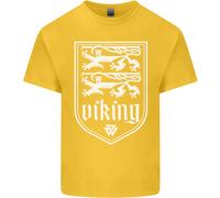 Il Simbolo Valknut Dei Vichinghi Valhalla Leoni Uomo T-Shirt In Cotone
