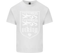 Il Simbolo Valknut Dei Vichinghi Valhalla Leoni Uomo T-Shirt In Cotone
