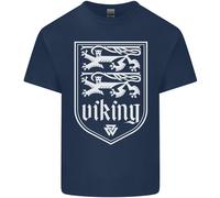 Il Simbolo Valknut Dei Vichinghi Valhalla Leoni Uomo T-Shirt In Cotone