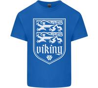 Il Simbolo Valknut Dei Vichinghi Valhalla Leoni Uomo T-Shirt In Cotone