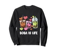Il Simpatico Boba È La Vita Bubble Tea BES-teas Kawaii Felpa