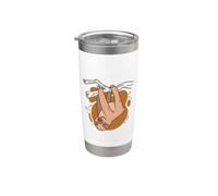 Il simpatico bradipo pigro esce, usciamo con l'animale del Bicchiere termico in acciaio inox doppia parete