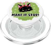 Il simpatico gatto di Natale è finito Natale divertente PopSockets PopGrip per MagSafe