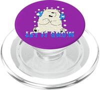 Il simpatico orso polare che canta Lascia che nevichi con PopSockets PopGrip per MagSafe