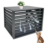 Il sistema di condizionamento dell’aria esterna, Copertura esterna for unità Mini Split AC, mensola di copertura del radiatore, recinzione for nascondere il condizionatore d'aria(Grey,2 3P:110X60X80)