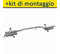 Il Sistema Di Silenziatori per CITROEN JUMPY VAN 1.6 1.9 D 70/80HP 1995-2007