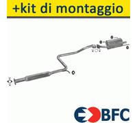 Il Sistema Di Silenziatori per NISSAN ALMERA BERLINA 1.4 1.6 1995-2000