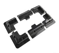 Il sistema di staffe angolari per pannelli solari consente una corretta ventilazione dal basso mantenendo l'integrità sul tetto (nero)