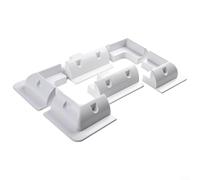 Il sistema di staffe angolari per pannelli solari consente una corretta ventilazione dal basso mantenendo l'integrità sul tetto (bianco)