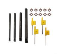Il sistema di utensili per tornitura SCLCR06 include supporti S07K S08K S10K S12M e inserti CCMT0602 per semifinitura e controllo della finitura