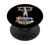 Il sistema metrico non può misurare la libertà divertente USA PopSockets PopGrip Adesivo