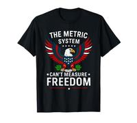 Il sistema metrico non può misurare la libertà - USA America 1776 Maglietta