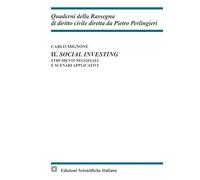 Il social investing. Strumenti negoziali e scenari applicativi