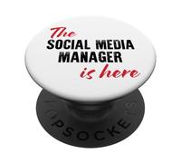 Il Social Media Manager è qui - Divertente PopSockets PopGrip Adesivo