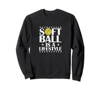 Il softball è un motto dello stile di vita Felpa