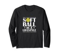 Il softball è un motto dello stile di vita Maglia a Manica