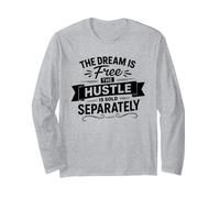 Il Sogno è Gratis Citazione Motivazionale Maglia a Manica