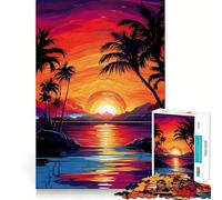 Il sole si scioglie per adulti Puzzle da 1000 pezzi Gioco di logica puro Momenti di pace Taglio preciso Regalo sentito 50x75cm
