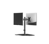 Il sollevamento della rotazione del desktop computer con braccio robotico a sbalzo base supporto for monitor a doppio schermo back-to-back aumenta da uno a due(Square base 80cm column)