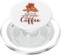 Il sonno è la mia arma segreta stanco caffè bradipo PopSockets PopGrip per MagSafe