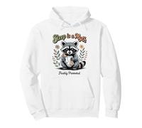 Il Sonno è Un Mito Appena Promosso Procione Nuovo Genitore Felpa con Cappuccio