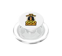 Il sorriso di Dio è la vittoria Melanina Donne Juneteenth Queen PopSockets PopGrip per MagSafe