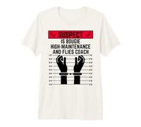 Il sospetto è Bougie High maintence e vola sospetti dellallenatore Maglietta Premium