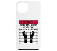 Il sospetto è una zia ricca ma non puoi correre sulle sue tasche Custodia per iPhone 13