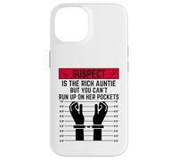 Il sospetto è una zia ricca ma non puoi correre sulle sue tasche Custodia per iPhone 14