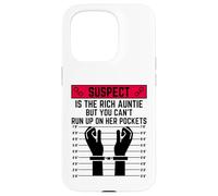 Il sospetto è una zia ricca ma non puoi correre sulle sue tasche Custodia per iPhone 15 Pro