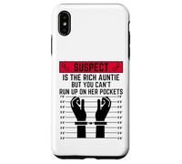 Il sospetto è una zia ricca ma non puoi correre sulle sue tasche Custodia per iPhone XS Max